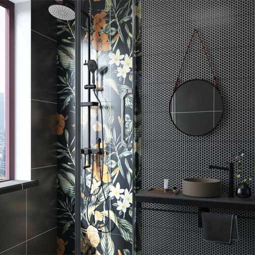 Penny Round Black Matte