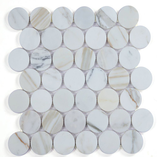 Penny Marble Large Calacatta Polished